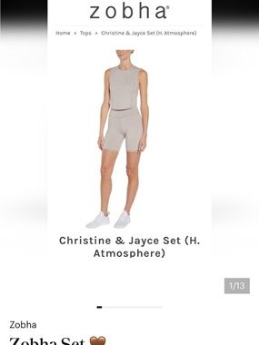 Zobha Christine & Jayce Set in Light Beige